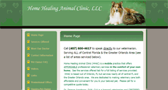 Desktop Screenshot of homehealinganimalclinic.com